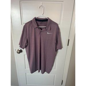 Men's Purple Nike Golf Polo Size XL